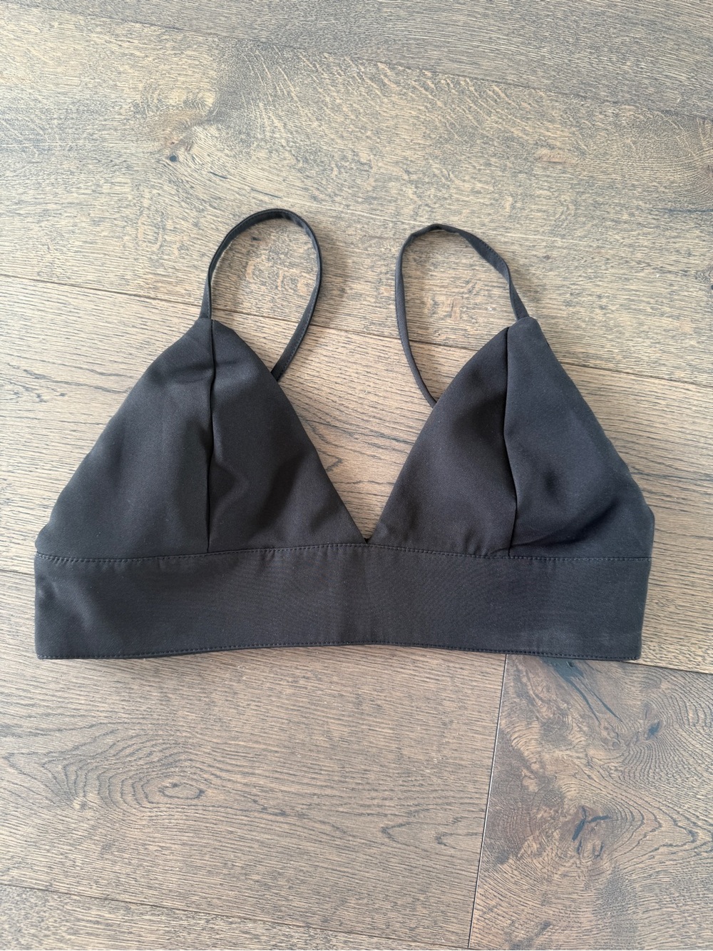 Black Triangle Bralette Crop Top